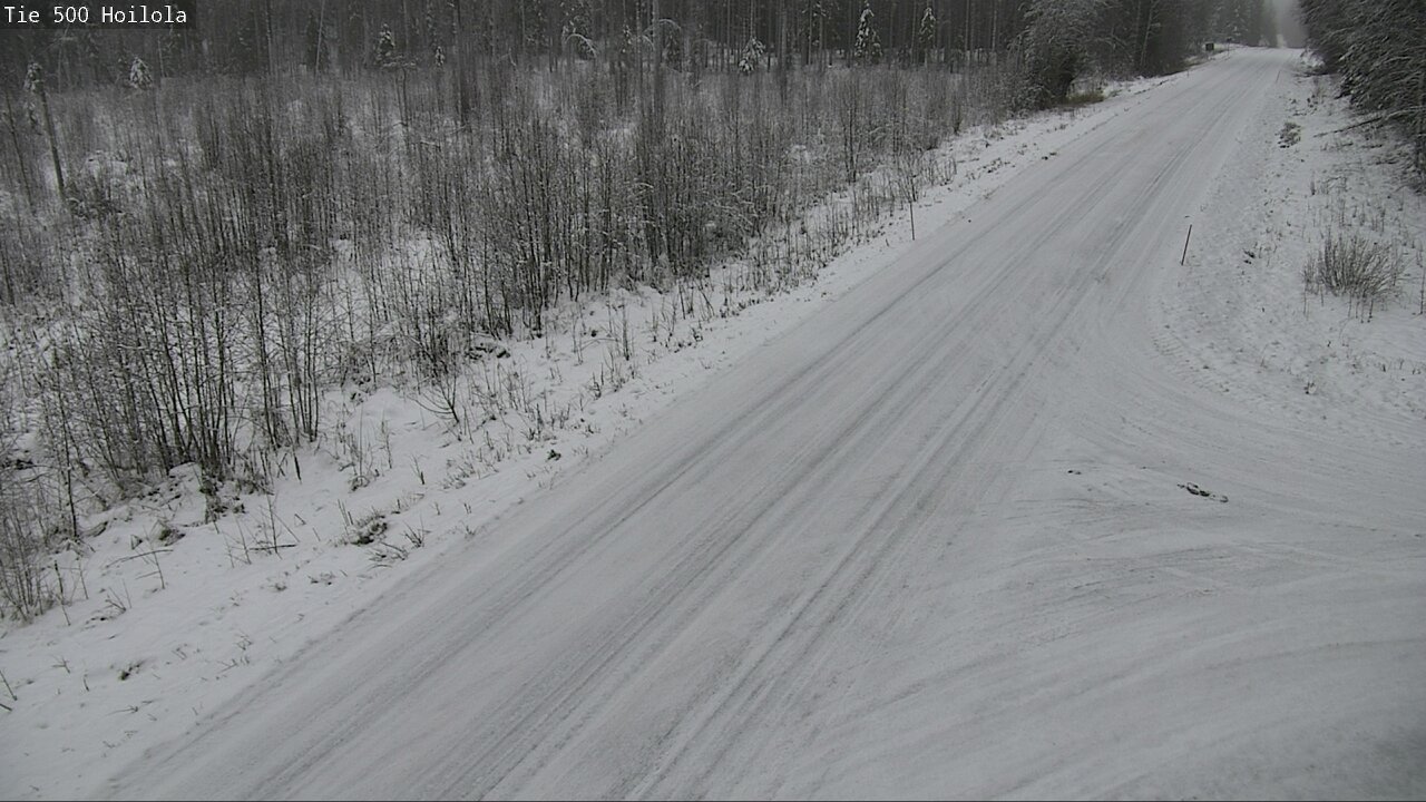 Weather Camera Image Väg 500 Joensuu, Hoilola, Joensuu, Pohjois-Karjala