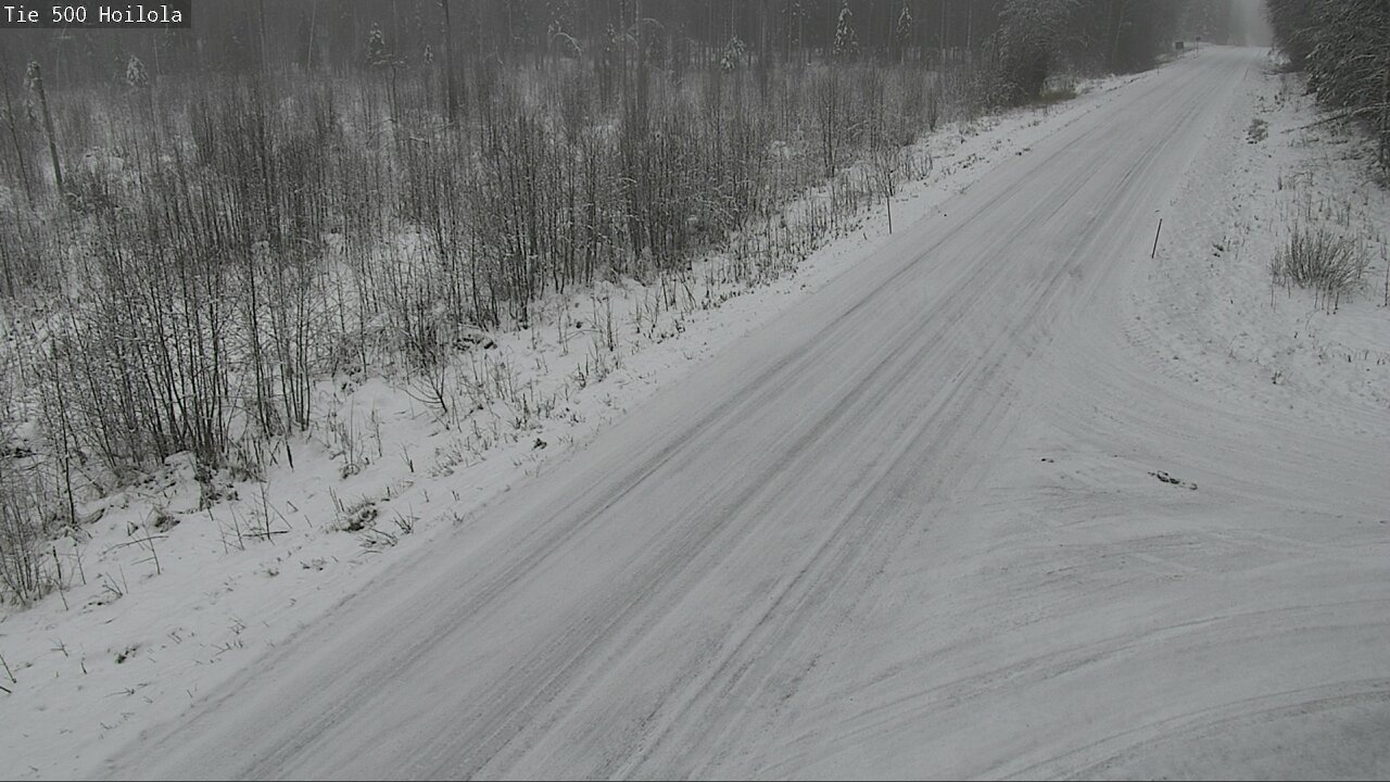 Weather Camera Image Väg 500 Joensuu, Hoilola, Joensuu, Pohjois-Karjala