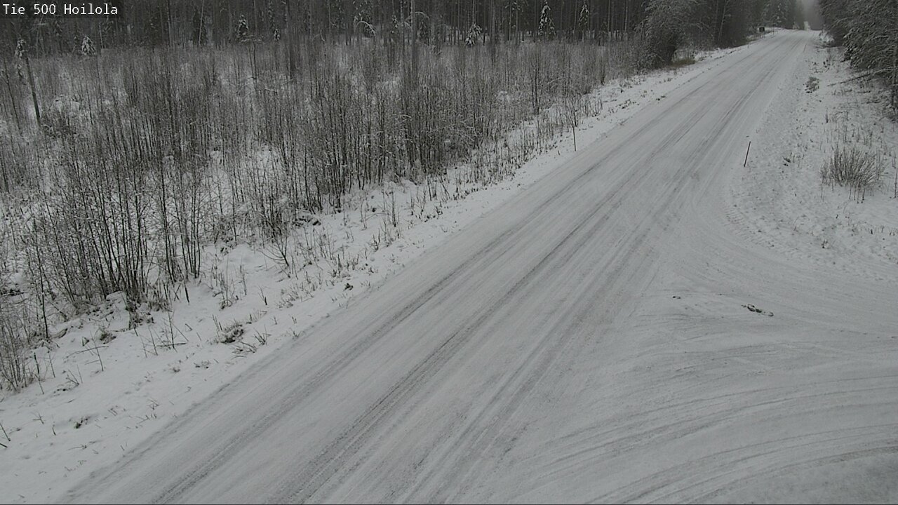 Weather Camera Image Väg 500 Joensuu, Hoilola, Joensuu, Pohjois-Karjala