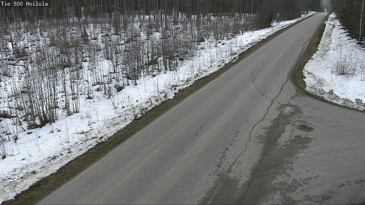 Weather Camera Image Väg 500 Joensuu, Hoilola, Joensuu, Pohjois-Karjala