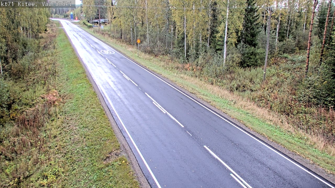 Weather Camera Image Väg 71 Väärämäki, Kitee, Pohjois-Karjala