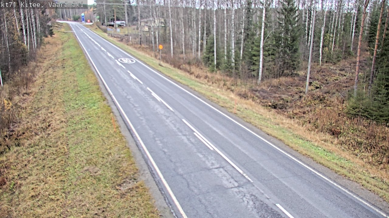 Kelikamerat Kuva Tie 71 Kitee, Väärämäki, Kitee, Pohjois-Karjala