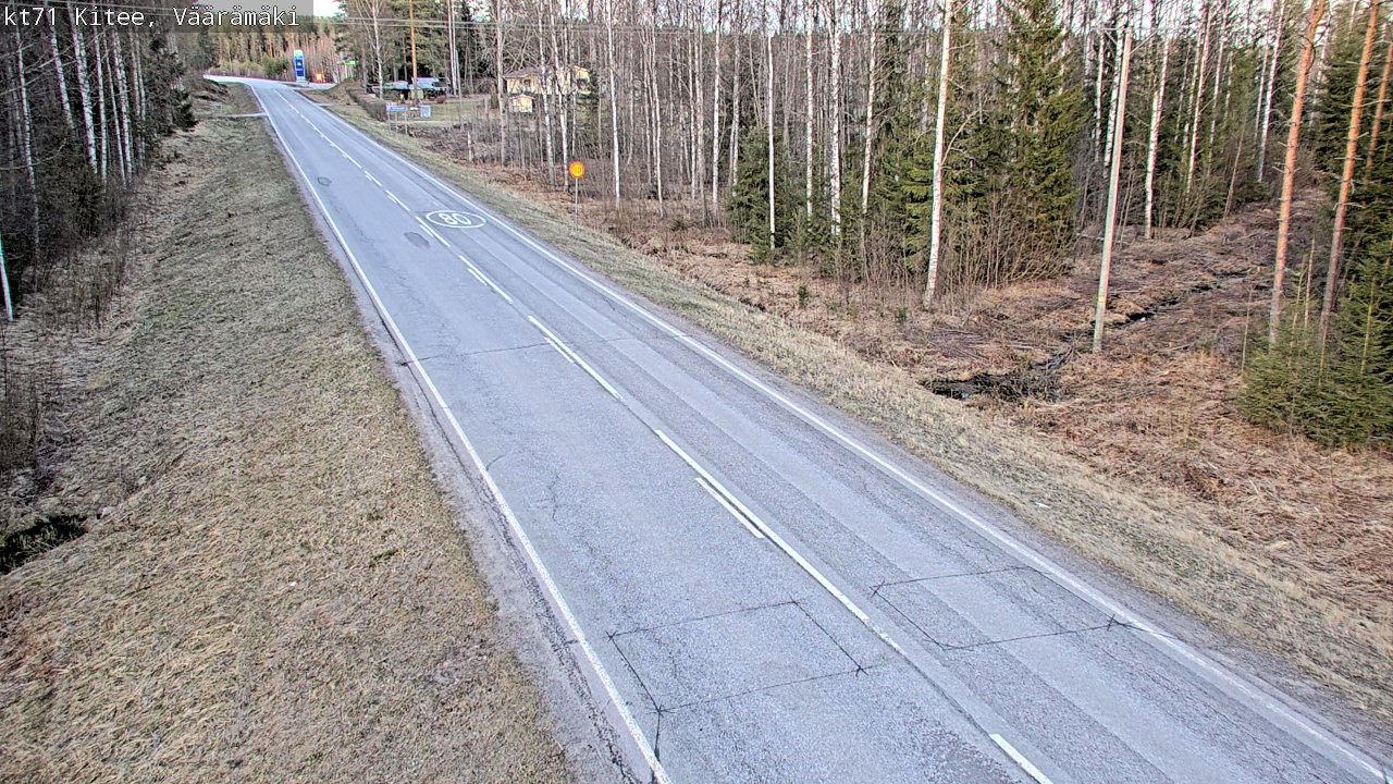 Kelikamerat Kuva Tie 71 Kitee, Väärämäki, Kitee, Pohjois-Karjala