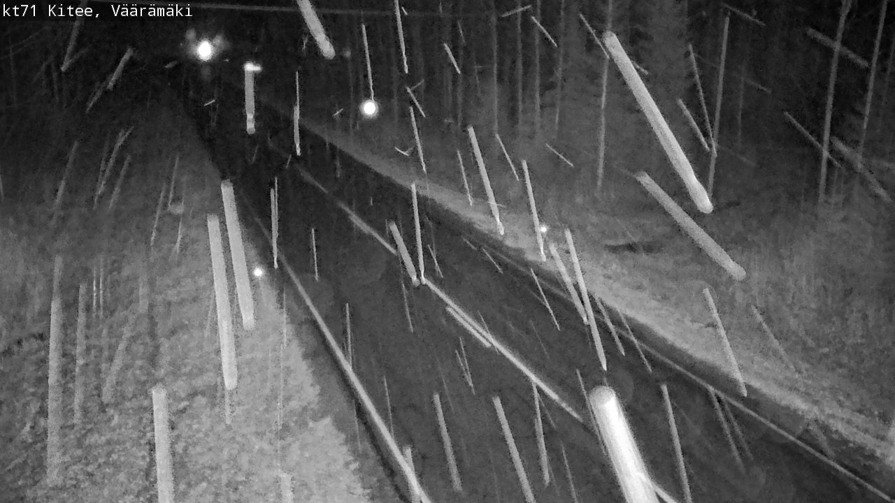 Kelikamerat Kuva Tie 71 Kitee, Väärämäki, Kitee, Pohjois-Karjala