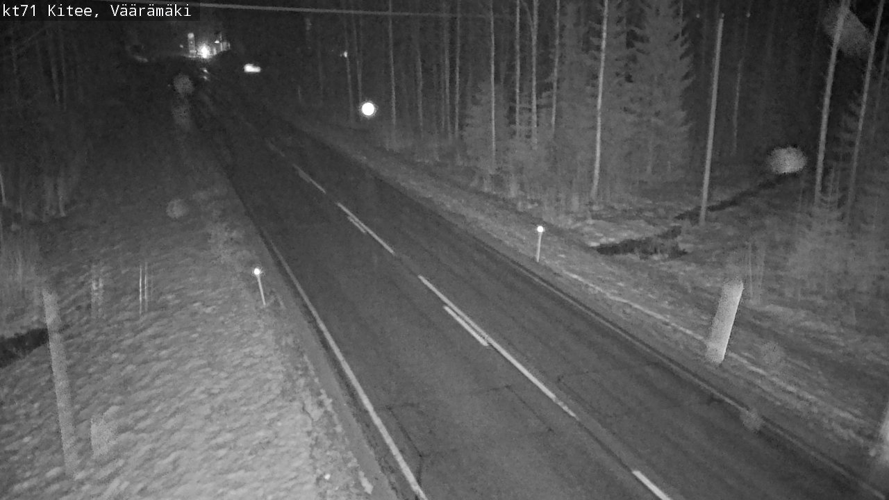 Kelikamerat Kuva Tie 71 Kitee, Väärämäki, Kitee, Pohjois-Karjala