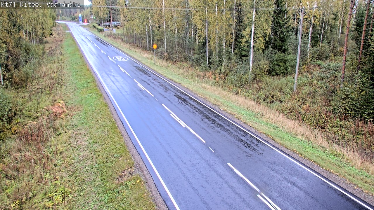 Kelikamerat Kuva Tie 71 Kitee, Väärämäki, Kitee, Pohjois-Karjala