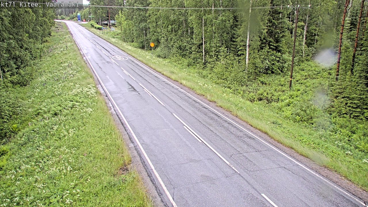 Kelikamerat Kuva Tie 71 Kitee, Väärämäki, Kitee, Pohjois-Karjala