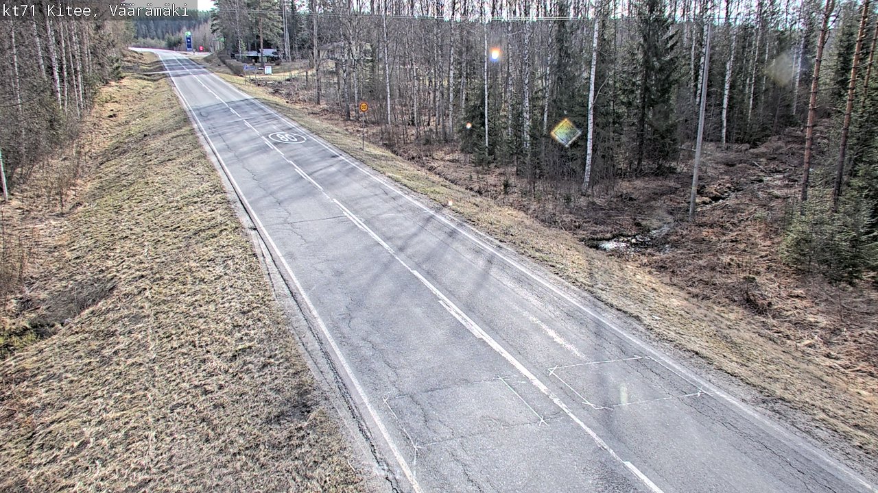 Kelikamerat Kuva Tie 71 Kitee, Väärämäki, Kitee, Pohjois-Karjala