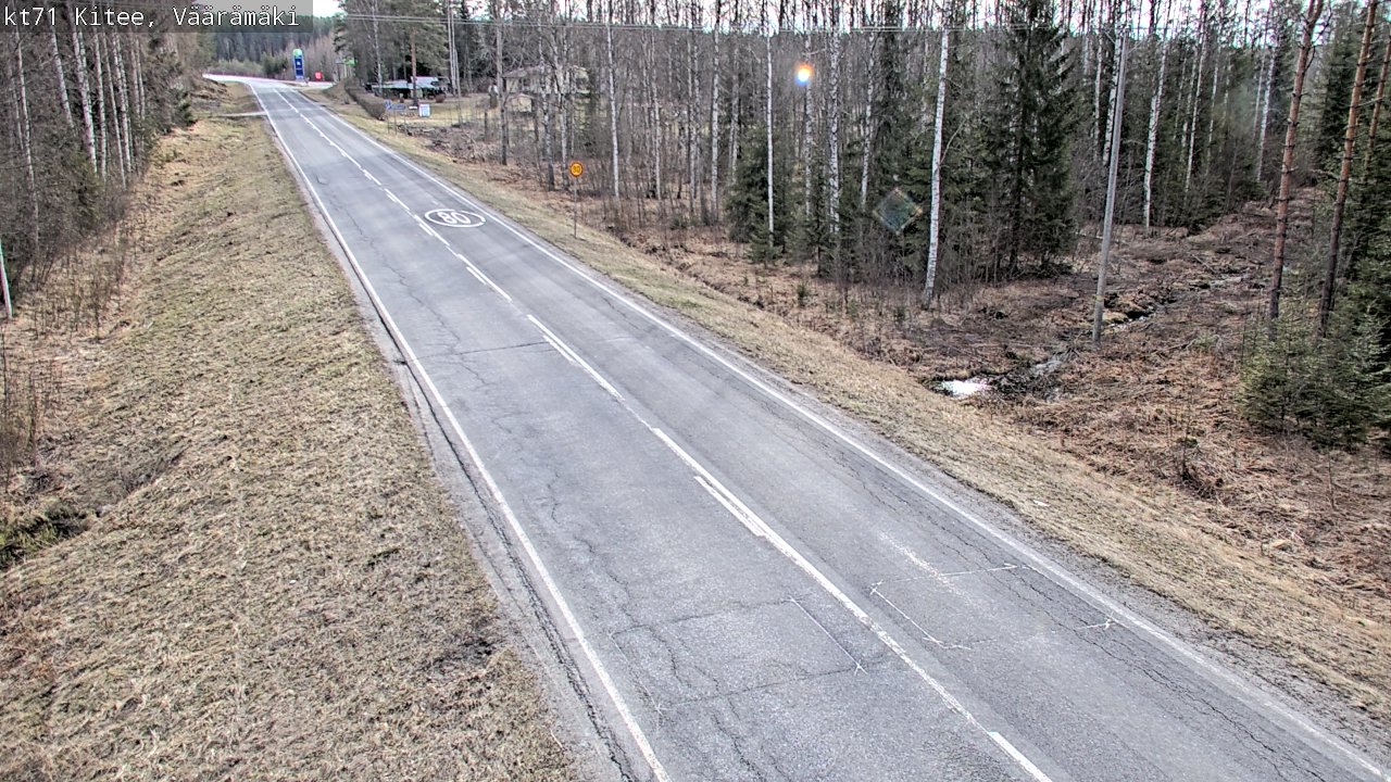 Kelikamerat Kuva Tie 71 Kitee, Väärämäki, Kitee, Pohjois-Karjala