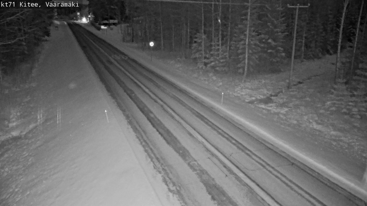 Kelikamerat Kuva Tie 71 Kitee, Väärämäki, Kitee, Pohjois-Karjala