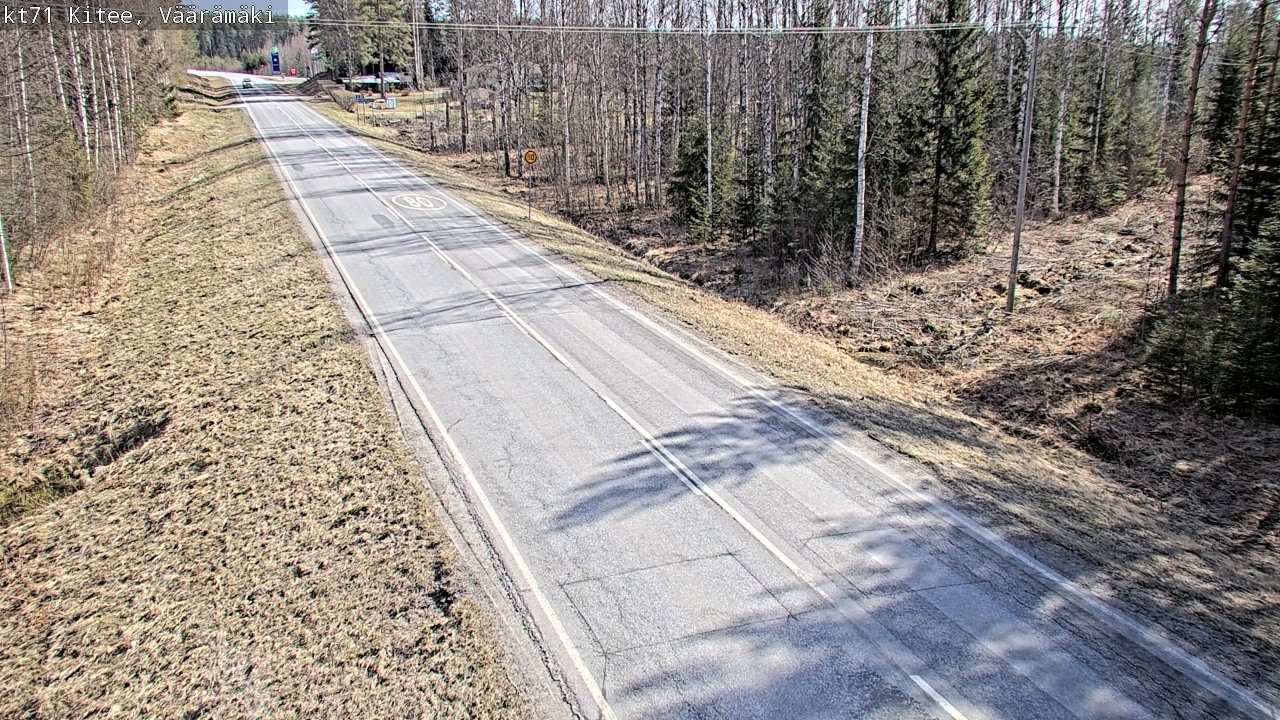 Kelikamerat Kuva Tie 71 Kitee, Väärämäki, Kitee, Pohjois-Karjala