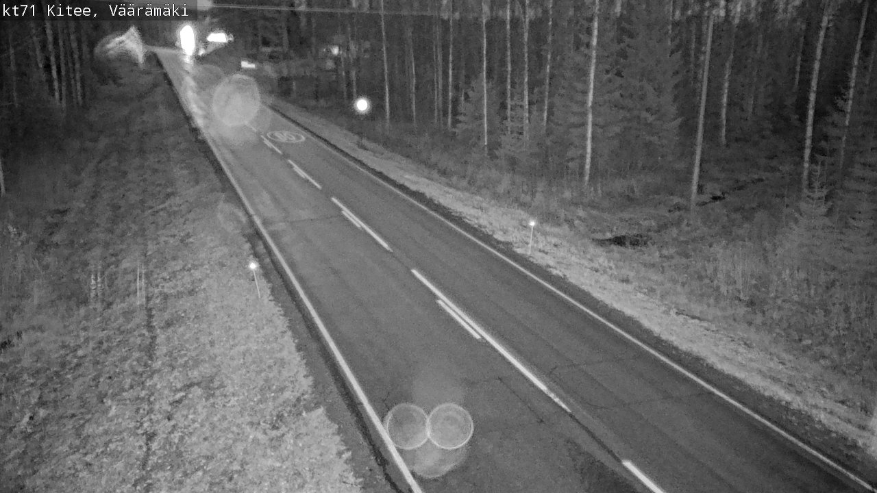 Kelikamerat Kuva Tie 71 Kitee, Väärämäki, Kitee, Pohjois-Karjala