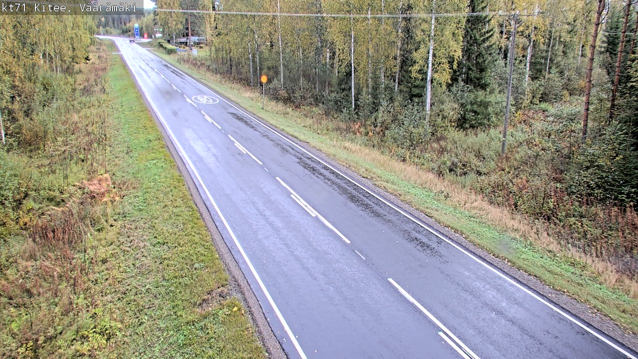 Kelikamerat Kuva Tie 71 Kitee, Väärämäki, Kitee, Pohjois-Karjala