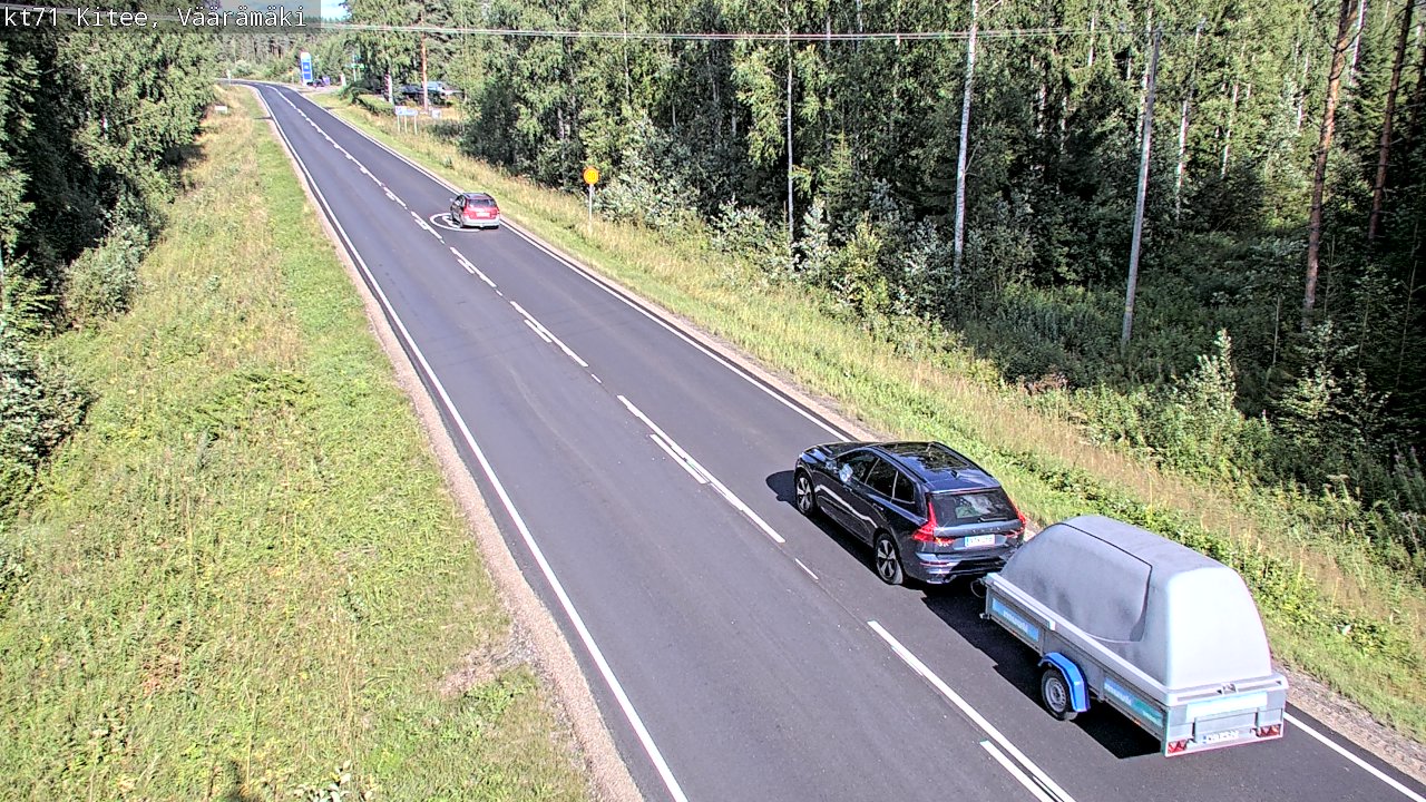 Kelikamerat Kuva Tie 71 Kitee, Väärämäki, Kitee, Pohjois-Karjala