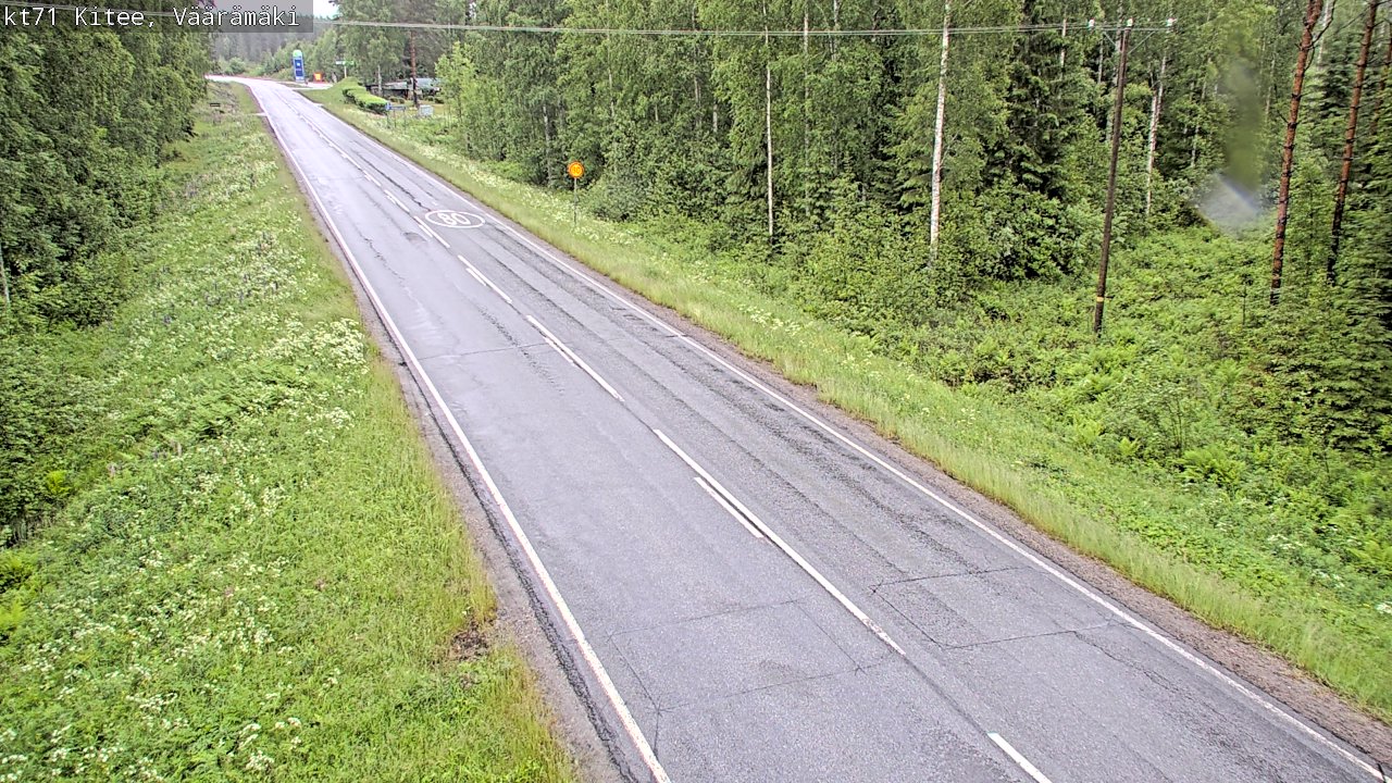 Kelikamerat Kuva Tie 71 Kitee, Väärämäki, Kitee, Pohjois-Karjala