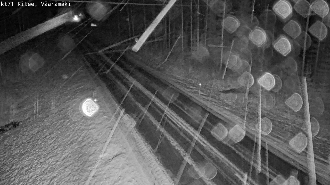 Weather Camera Image Väg 71 Väärämäki, Kitee, Pohjois-Karjala