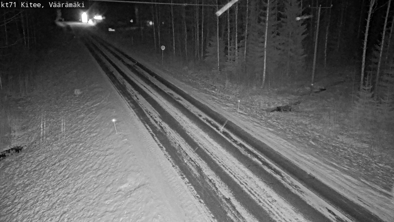 Weather Camera Image Väg 71 Väärämäki, Kitee, Pohjois-Karjala