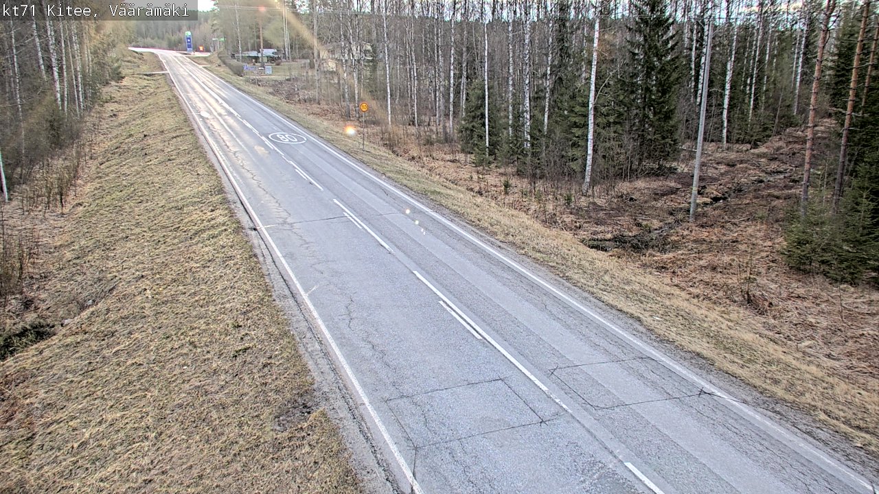 Weather Camera Image Road 71 Väärämäki, Kitee, Pohjois-Karjala