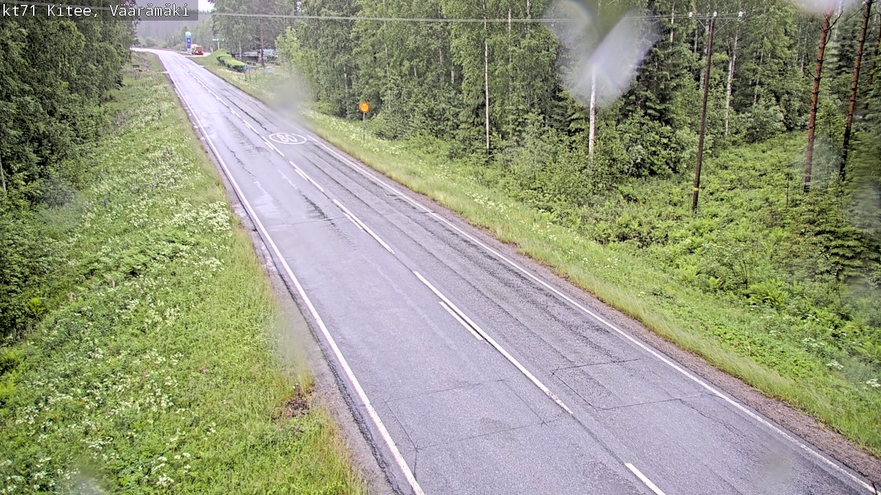 Kelikamerat Kuva Tie 71 Kitee, Väärämäki, Kitee, Pohjois-Karjala