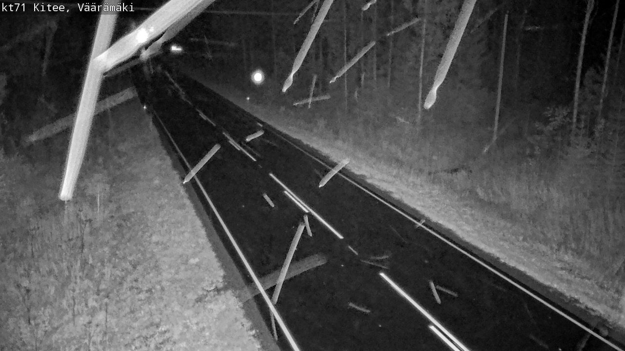 Kelikamerat Kuva Tie 71 Kitee, Väärämäki, Kitee, Pohjois-Karjala