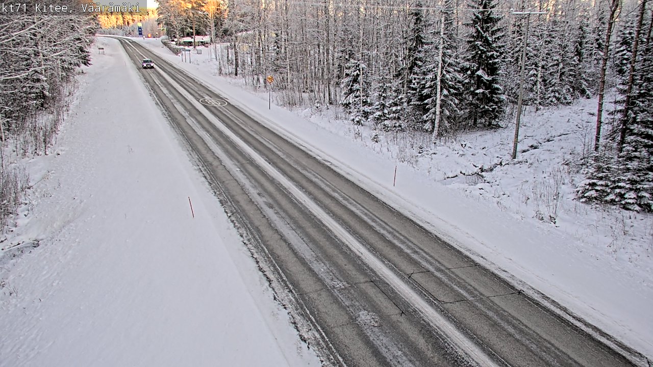 Kelikamerat Kuva Tie 71 Kitee, Väärämäki, Kitee, Pohjois-Karjala
