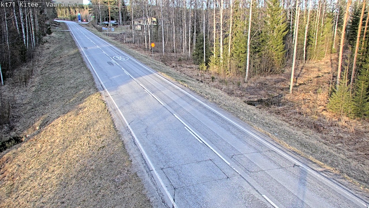 Kelikamerat Kuva Tie 71 Kitee, Väärämäki, Kitee, Pohjois-Karjala