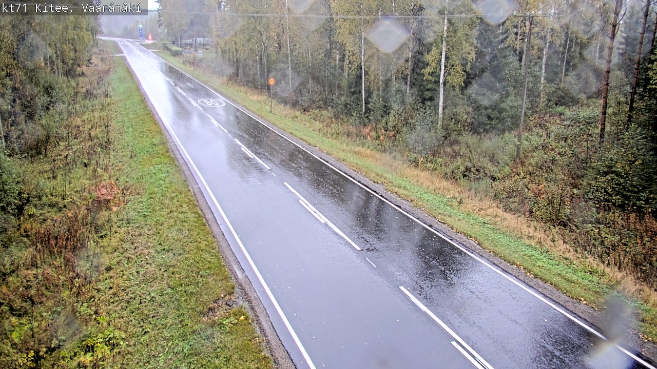 Kelikamerat Kuva Tie 71 Kitee, Väärämäki, Kitee, Pohjois-Karjala
