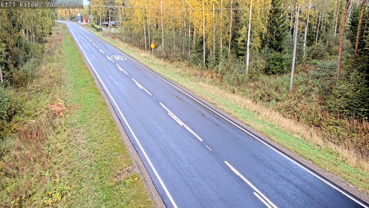 Kelikamerat Kuva Tie 71 Kitee, Väärämäki, Kitee, Pohjois-Karjala