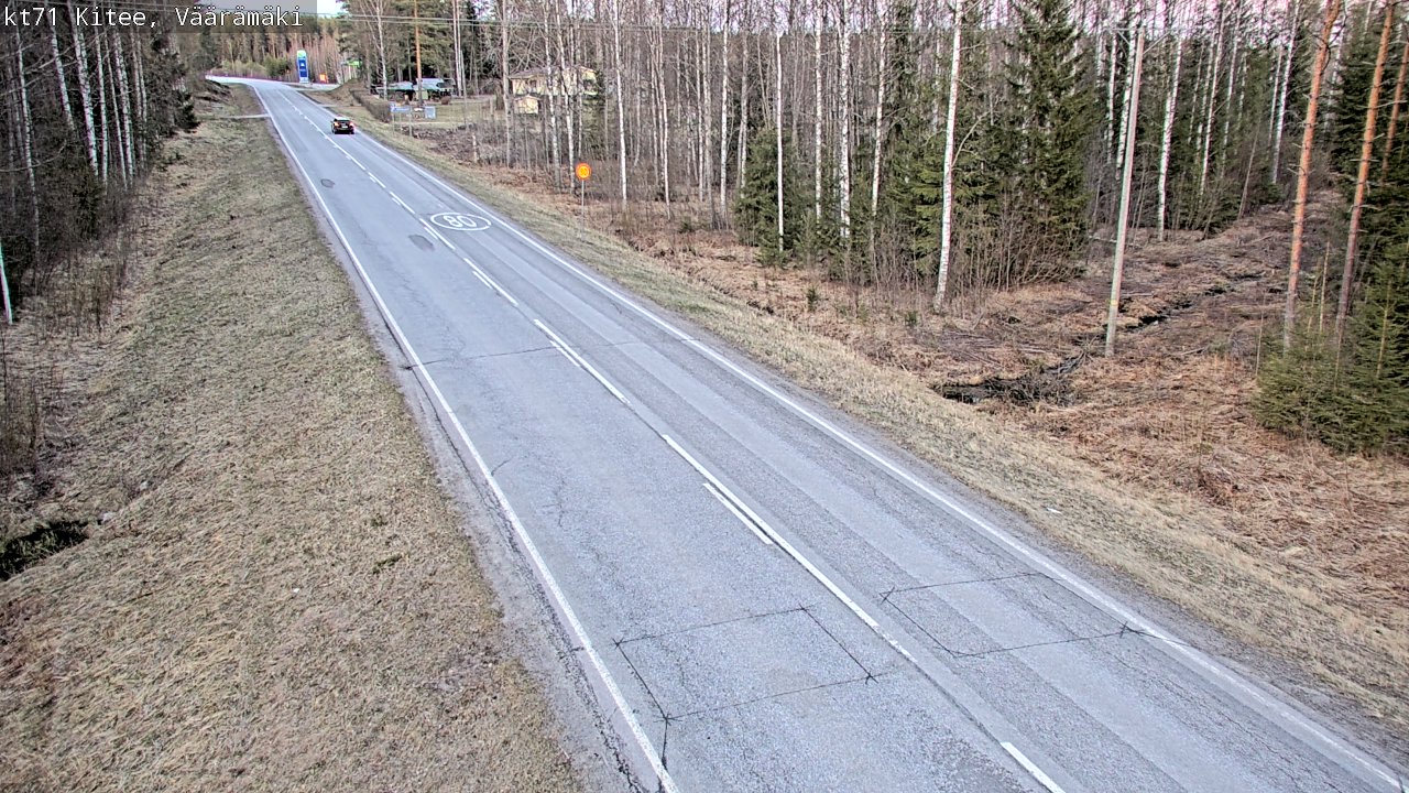 Kelikamerat Kuva Tie 71 Kitee, Väärämäki, Kitee, Pohjois-Karjala