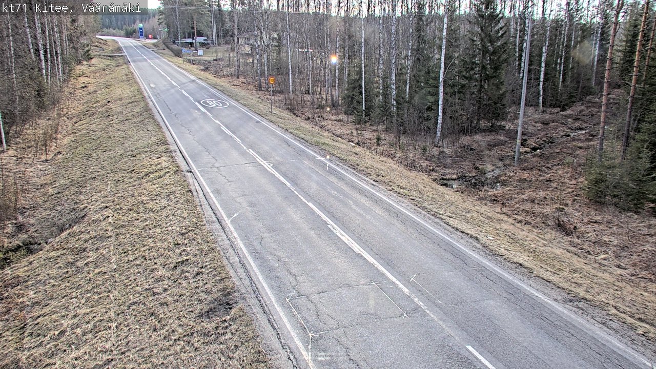 Kelikamerat Kuva Tie 71 Kitee, Väärämäki, Kitee, Pohjois-Karjala