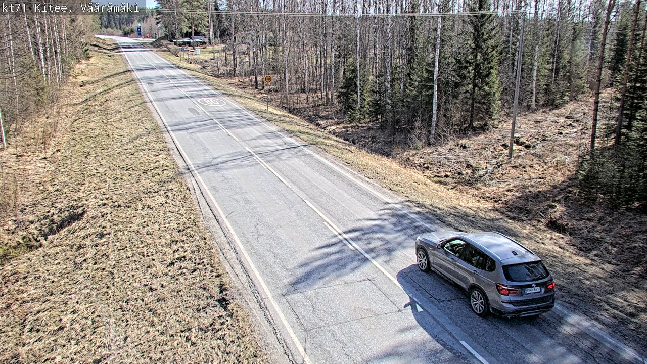 Kelikamerat Kuva Tie 71 Kitee, Väärämäki, Kitee, Pohjois-Karjala