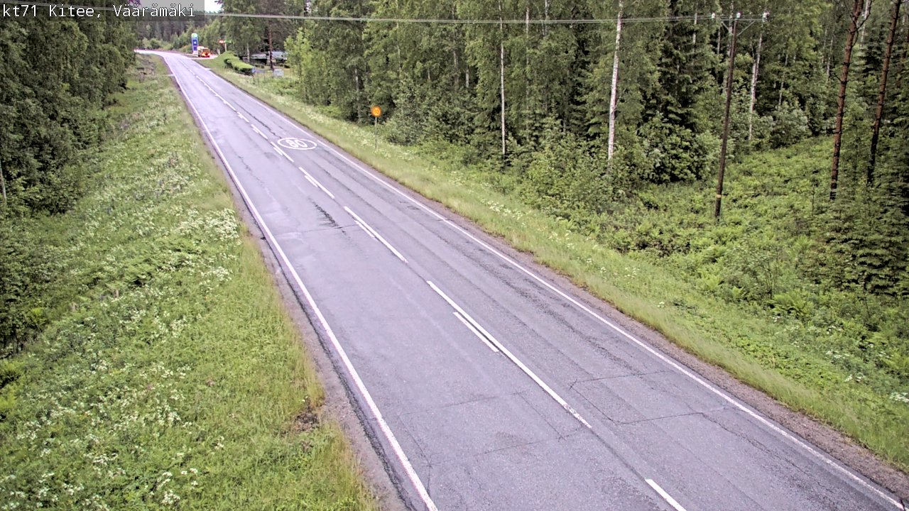 Kelikamerat Kuva Tie 71 Kitee, Väärämäki, Kitee, Pohjois-Karjala