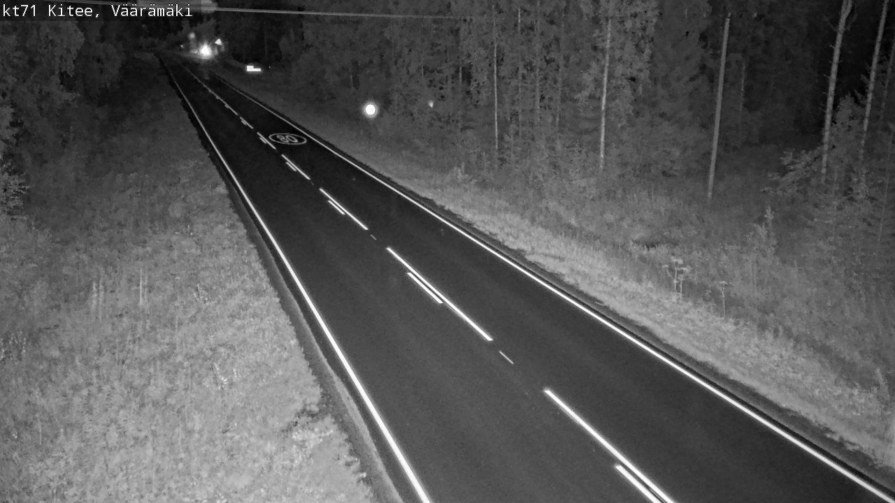 Kelikamerat Kuva Tie 71 Kitee, Väärämäki, Kitee, Pohjois-Karjala