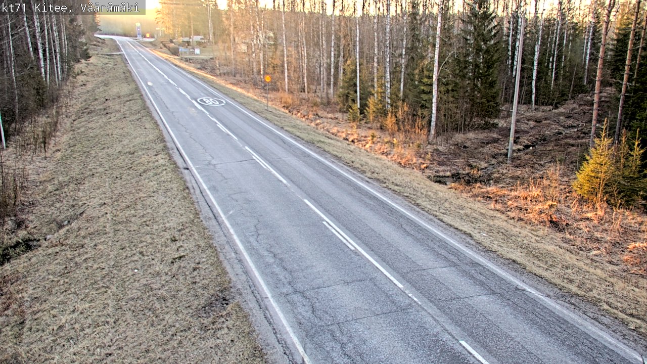 Kelikamerat Kuva Tie 71 Kitee, Väärämäki, Kitee, Pohjois-Karjala