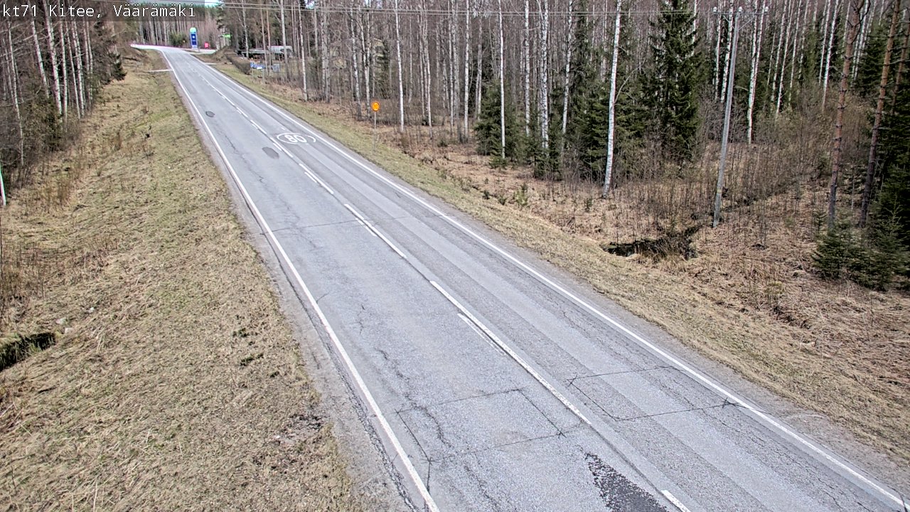 Weather Camera Image Road 71 Väärämäki, Kitee, Pohjois-Karjala