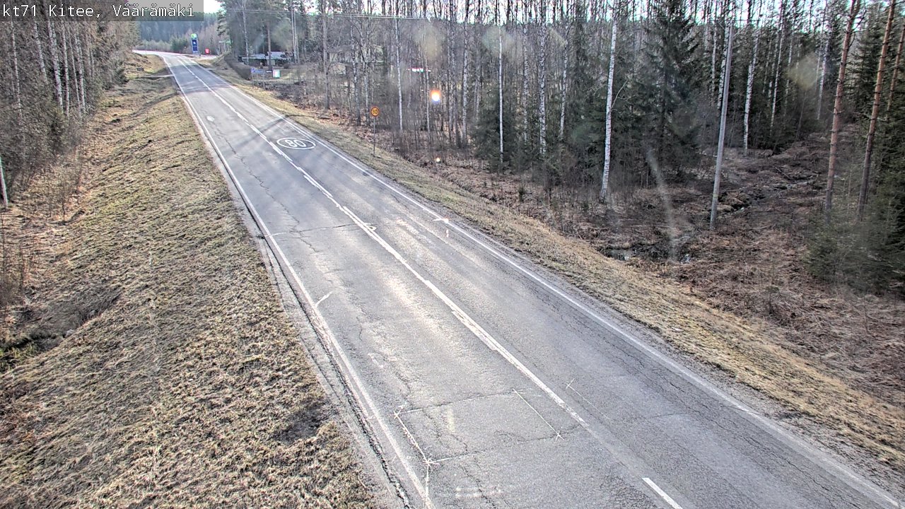 Kelikamerat Kuva Tie 71 Kitee, Väärämäki, Kitee, Pohjois-Karjala