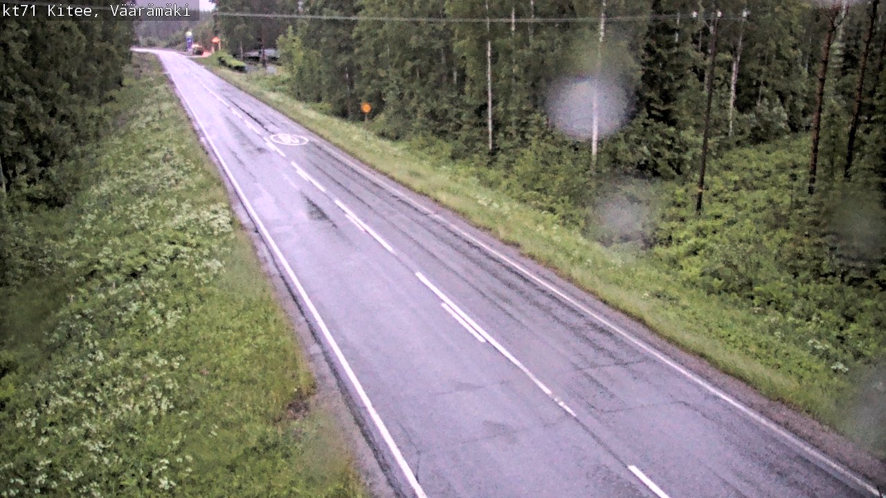 Kelikamerat Kuva Tie 71 Kitee, Väärämäki, Kitee, Pohjois-Karjala