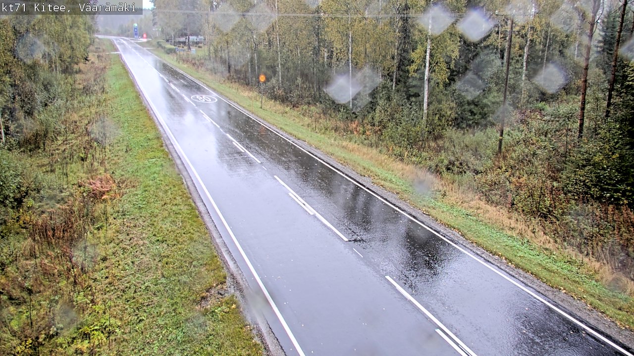 Kelikamerat Kuva Tie 71 Kitee, Väärämäki, Kitee, Pohjois-Karjala