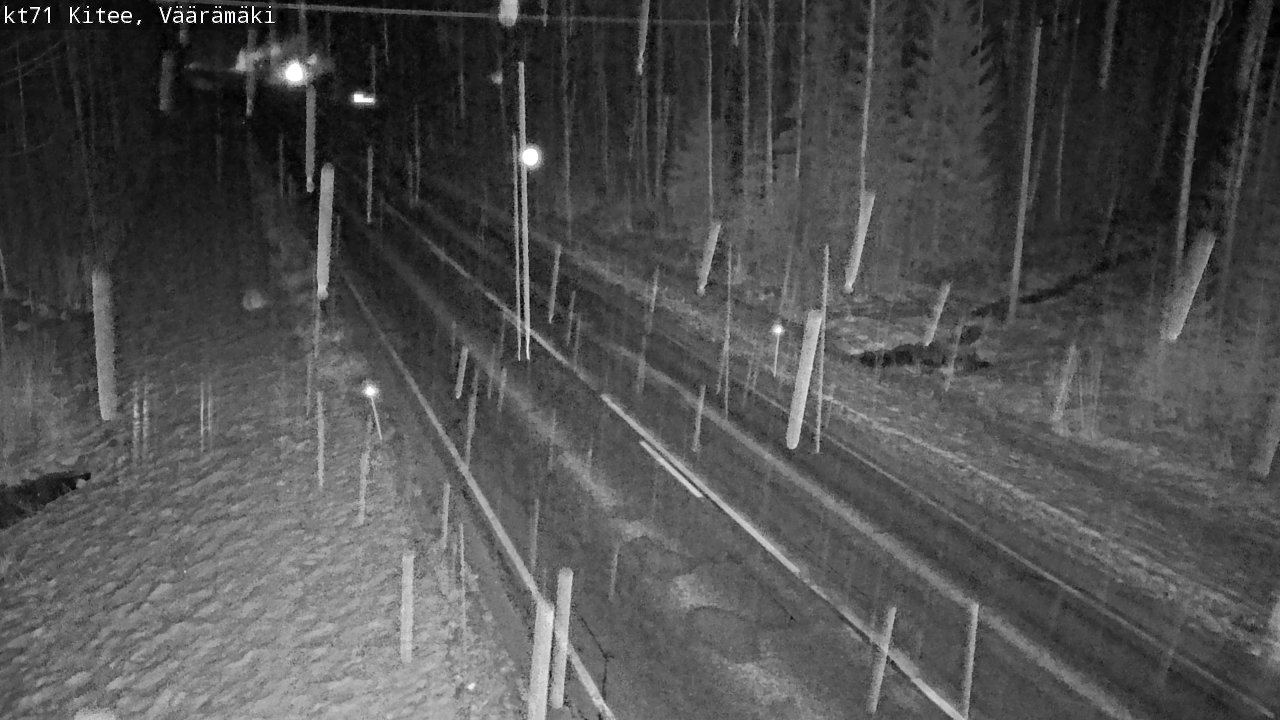 Kelikamerat Kuva Tie 71 Kitee, Väärämäki, Kitee, Pohjois-Karjala