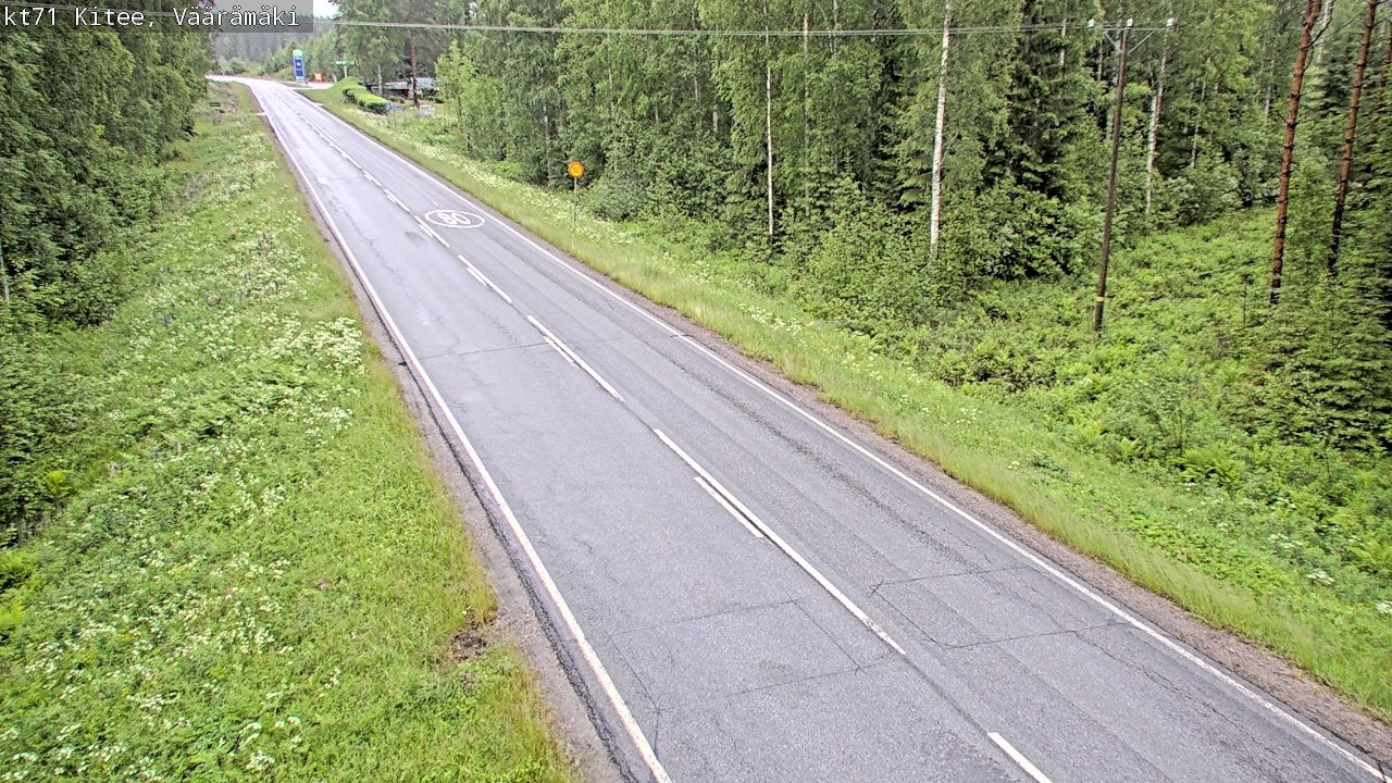 Kelikamerat Kuva Tie 71 Kitee, Väärämäki, Kitee, Pohjois-Karjala