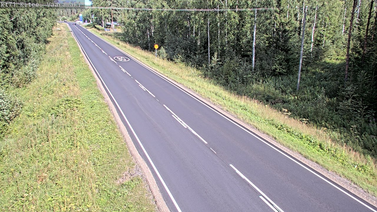Kelikamerat Kuva Tie 71 Kitee, Väärämäki, Kitee, Pohjois-Karjala