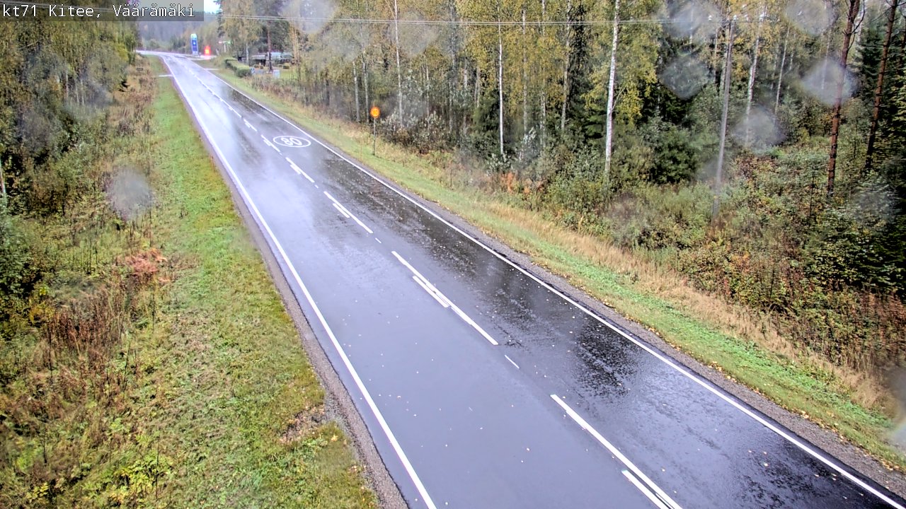 Kelikamerat Kuva Tie 71 Kitee, Väärämäki, Kitee, Pohjois-Karjala
