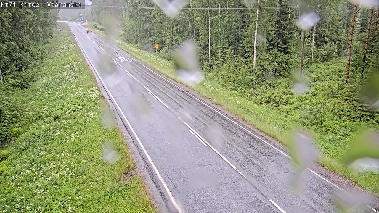Kelikamerat Kuva Tie 71 Kitee, Väärämäki, Kitee, Pohjois-Karjala