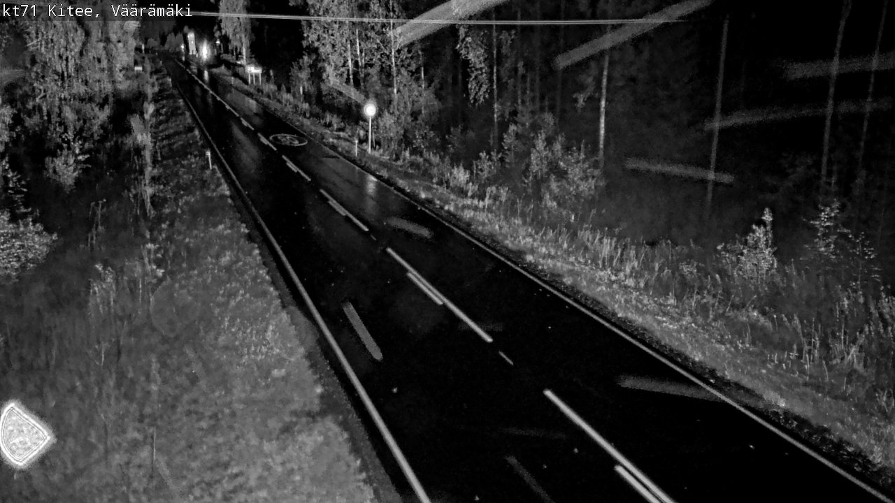Kelikamerat Kuva Tie 71 Kitee, Väärämäki, Kitee, Pohjois-Karjala