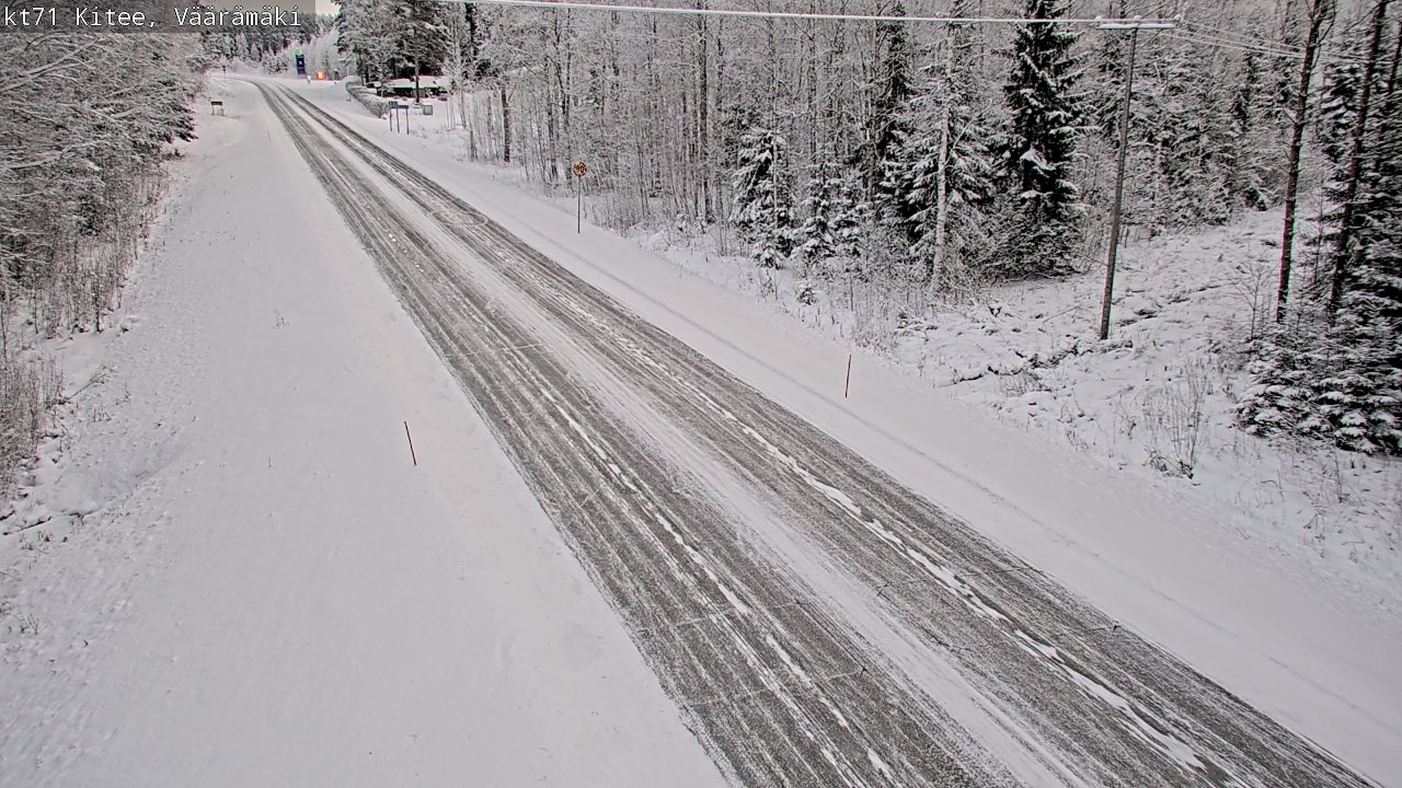 Weather Camera Image Road 71 Väärämäki, Kitee, Pohjois-Karjala