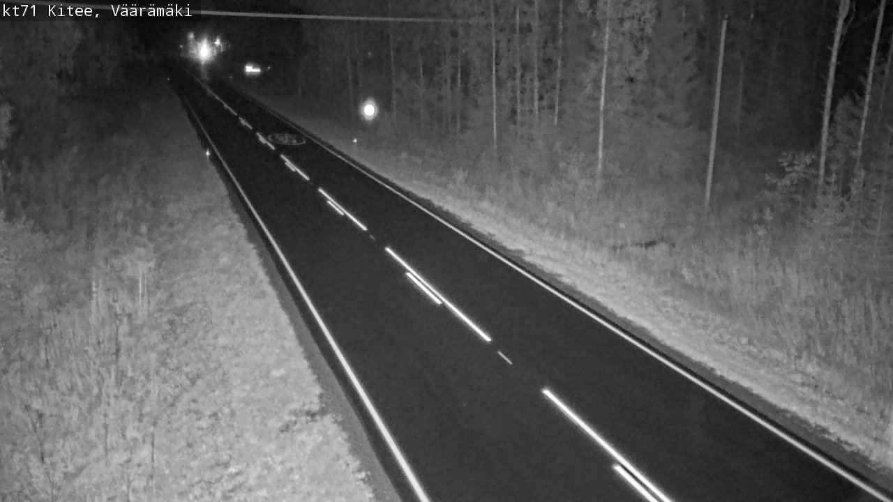 Kelikamerat Kuva Tie 71 Kitee, Väärämäki, Kitee, Pohjois-Karjala