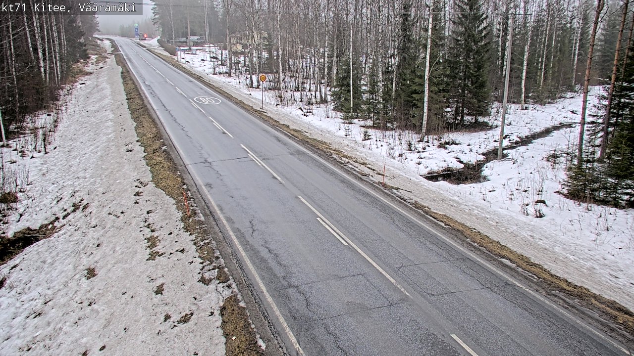 Kelikamerat Kuva Tie 71 Kitee, Väärämäki, Kitee, Pohjois-Karjala