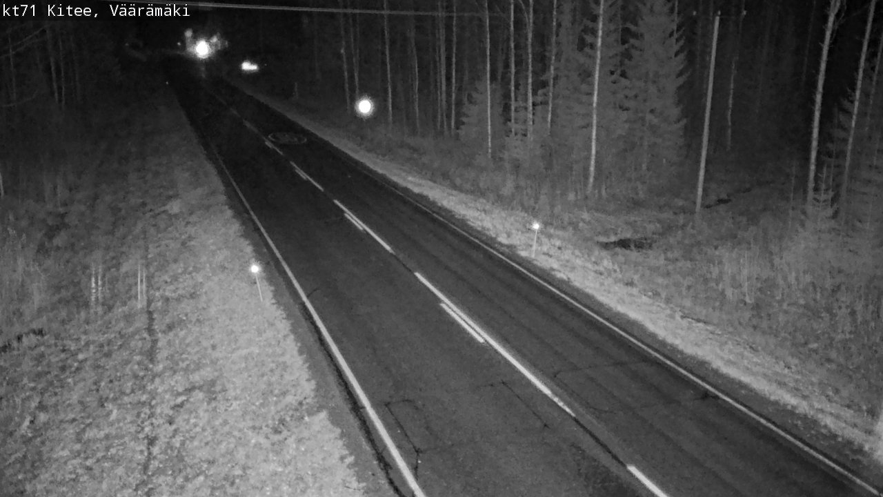 Kelikamerat Kuva Tie 71 Kitee, Väärämäki, Kitee, Pohjois-Karjala