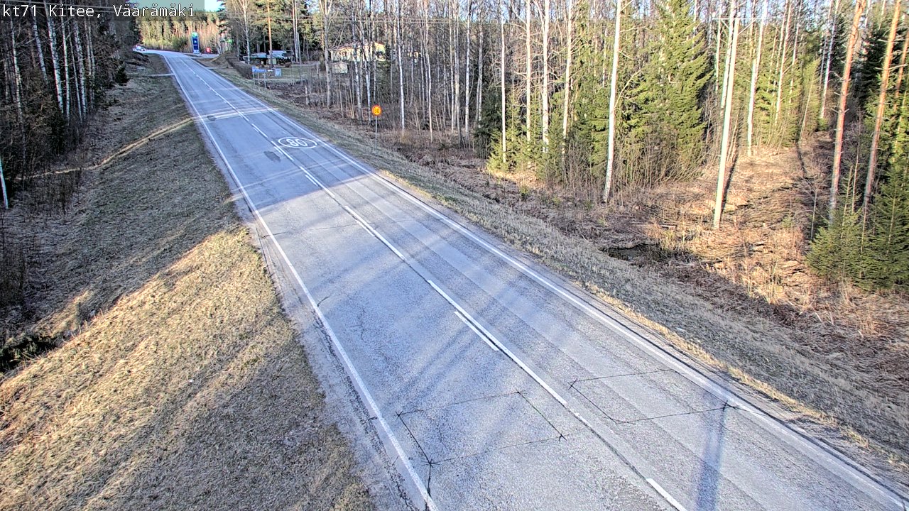 Kelikamerat Kuva Tie 71 Kitee, Väärämäki, Kitee, Pohjois-Karjala