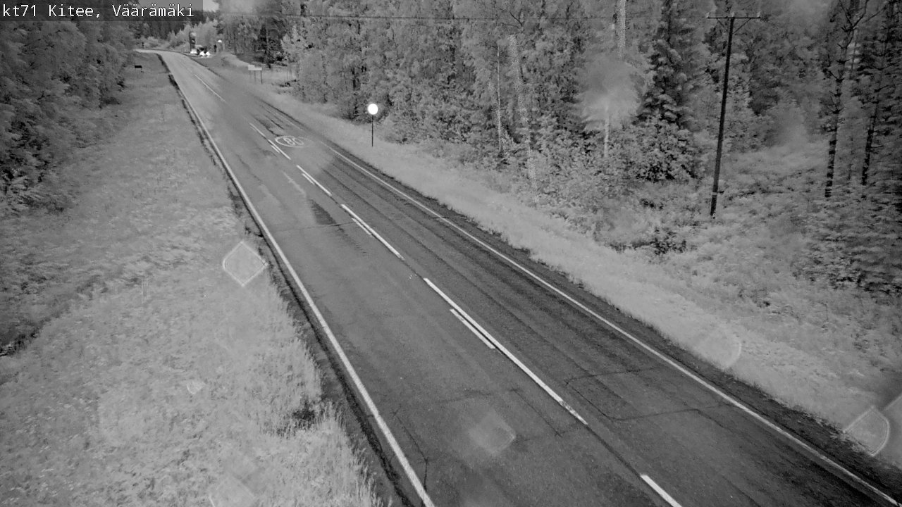 Kelikamerat Kuva Tie 71 Kitee, Väärämäki, Kitee, Pohjois-Karjala